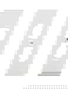 1G DUPLEX RECEPT WALL PLT MIDWAY